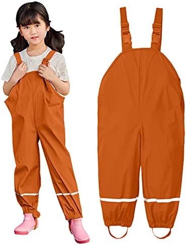 Waterproof Kids Rain Overalls for Boys and Girls