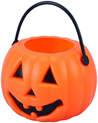 NUOBESTY 8Pcs Mini Halloween Pumpkin Lantern Bucket