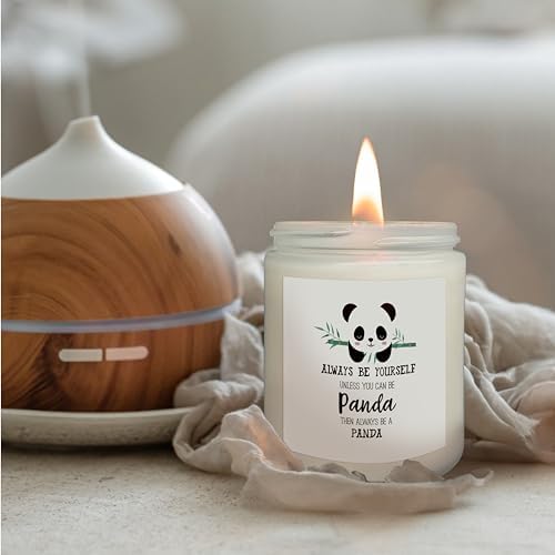 Mancheng-zi Inspirational Panda Candles - Scented White 1