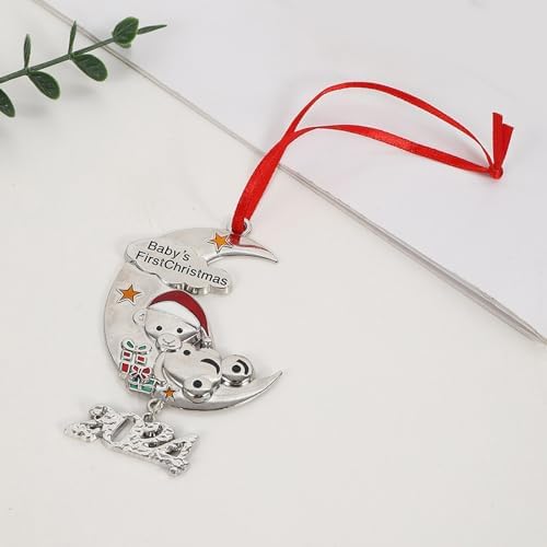 DLOULP Baby First Christmas Tree Pendant