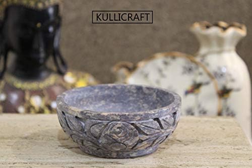 KC KULLICRAFT Marble Soapstone Smudge Bowl