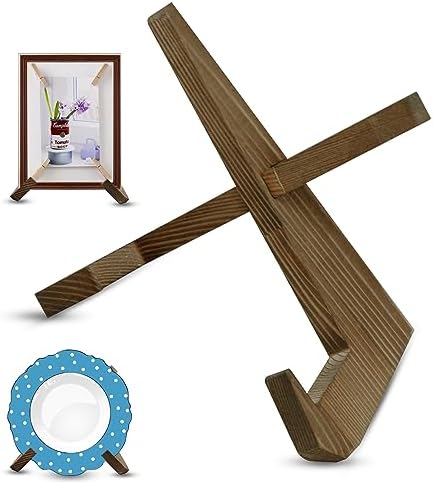 CANIPHA Wooden Display Stand for Cookbook Photo Plate Decorations