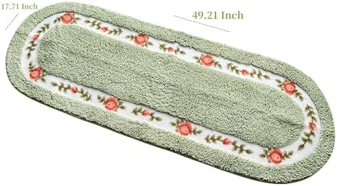 Stay Young Floral Area Rug Non Slip 1771 x 4921 Inch