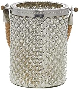 Clear Glass Coastal Lantern 13 x 5 Beach