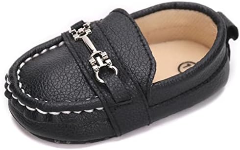 LONSOEN Baby Crib Shoes for Boys Girls Prewalker Walking