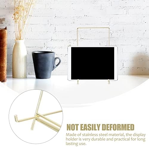 Luxshiny Stainless Steel Recipe Book Holder Stand