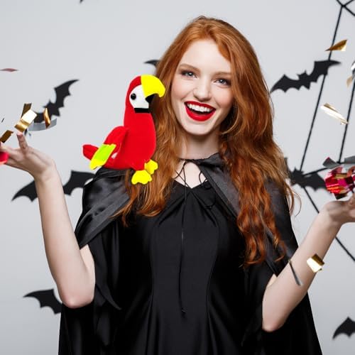 Funny Halloween Pirate Parrot Shoulder Prop - 1 Piece