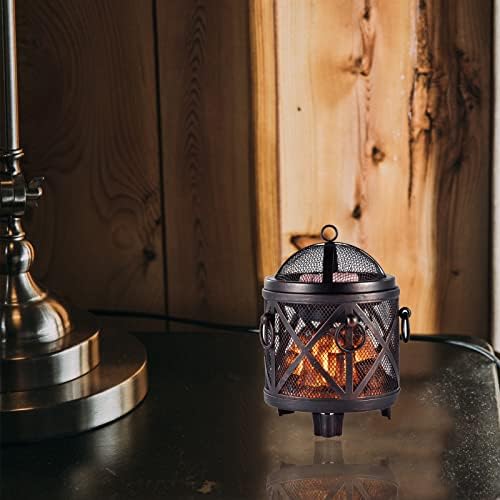 Dicimi 4-in-1 Electric Wax Melter with Fireplace Design