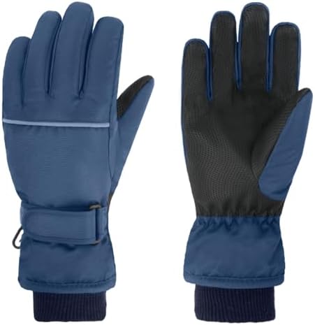 TRIWONDER Kids Windproof Ski Mittens