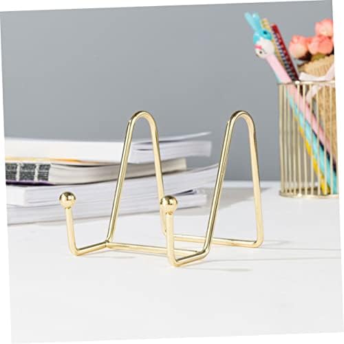 Alipis 5PCS Iron Display Stand for Artwork Books Trays