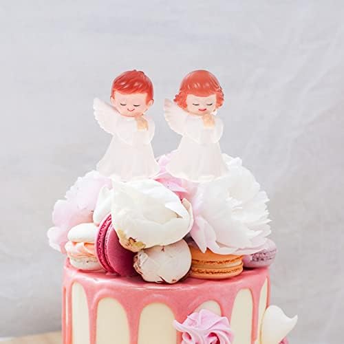 jojofuny Angel Candle 2 Pcs Mini Angels Figurines 1