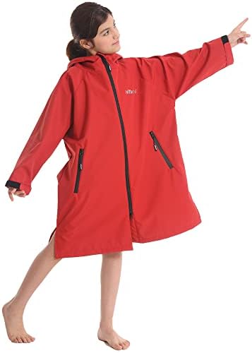 Hiturbo Kids Waterproof Windproof Swimmer Jacket