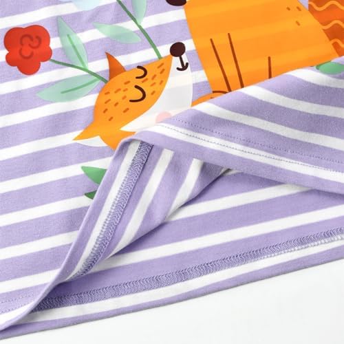 HILEELANG Easter Cotton Tunic Dress for Little Girls