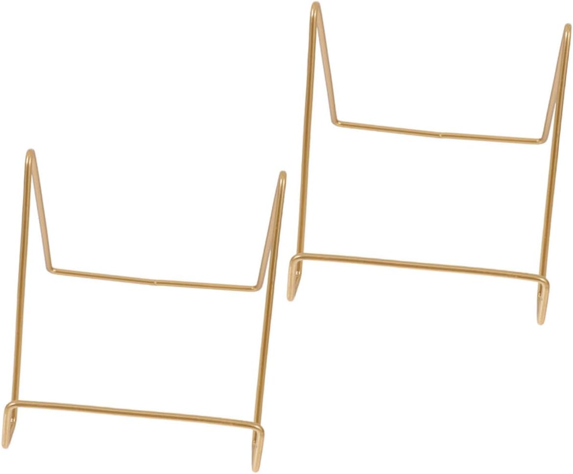 ARTIBETTER 4sets Metal Ornament Holder Display Easel
