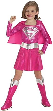Rubies Super Girl Pink Costume for Kids Small