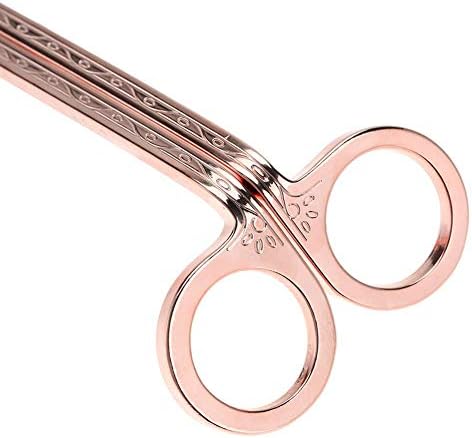 Hztyyier Rose Gold Stainless Steel Candle Wick Trimmer