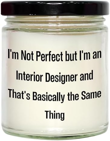 Interior Designer Humor Vanilla Soy Candle - Unique Mothers Day Gift 1