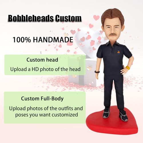 Custom Bobblehead Figures from Photo Personalized Handmade Gift