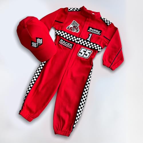 Handmade Race Car Driver Costume for Toddlers 1