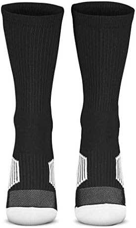 ChalkTalkSPORTS Custom Number Socks - Black Durable