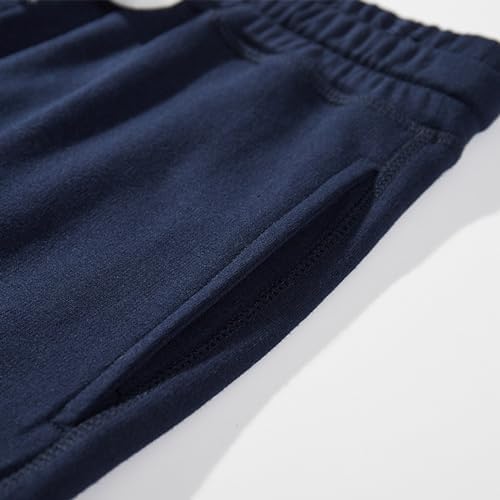 Zeiyignr Mens 5 Inch Cotton Gym Workout Running Shorts with Pockets