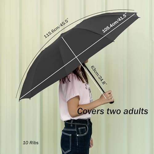 Chakipee Travel Inverted Umbrella 48inch Windproof