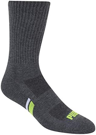 PUMA Mens 6 Pack Crew Socks - Comfort Style