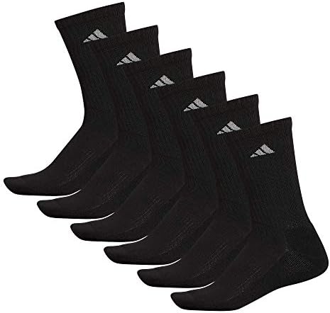 adidas Mens 6-Pack Cushioned Crew Socks 1