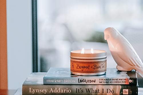 Premium Scented Soy Candle - Sea Salt Sandalwood - Travel Tin