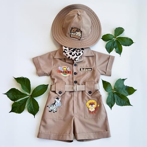 Personalized Safari Explorer Costume for Toddler 1