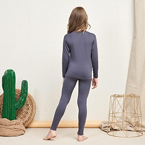 HEROBIKER Girls Thermal Underwear Set Ultra Soft Fleece Lined