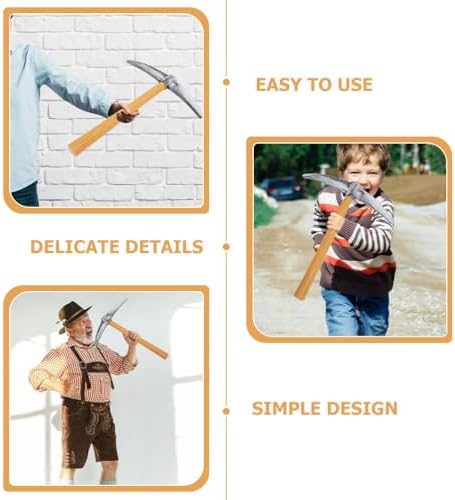3pcs Brown Foam Shovel Costume Props Fake Tool Halloween Accessories