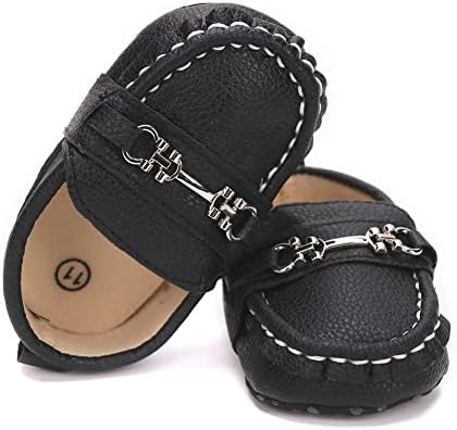 LONSOEN Baby Crib Shoes for Boys Girls Prewalker Walking