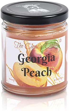 Georgia Peach - Southern Fruity Scented Jar Candle 6 Ounces