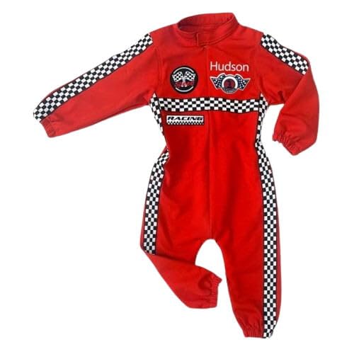 Personalized Baby Racer Jumpsuit with Name and Number
