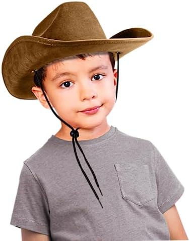 Rubies Faux-Suede Kids Cowboy Hat Brown 1