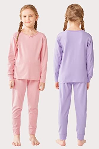 Resinta Toddler Girls Thermal Underwear Set with Bows