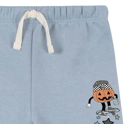 2-Piece Pumpkin Fleece Set for Baby Boy Girl Halloween