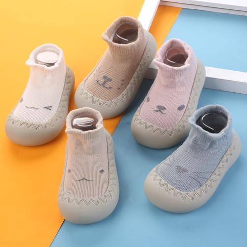 XQXG Infant Cartoon Walker Shoes Non-Slip Soft Rubber Sole