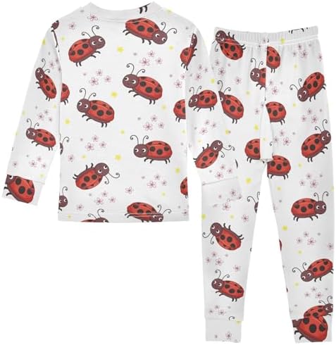 WIFIU Soft Cotton Pajama Set for Kids 18M-8Y