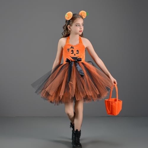 FYMNSI Kids Halloween Pumpkin Costume 3PCS