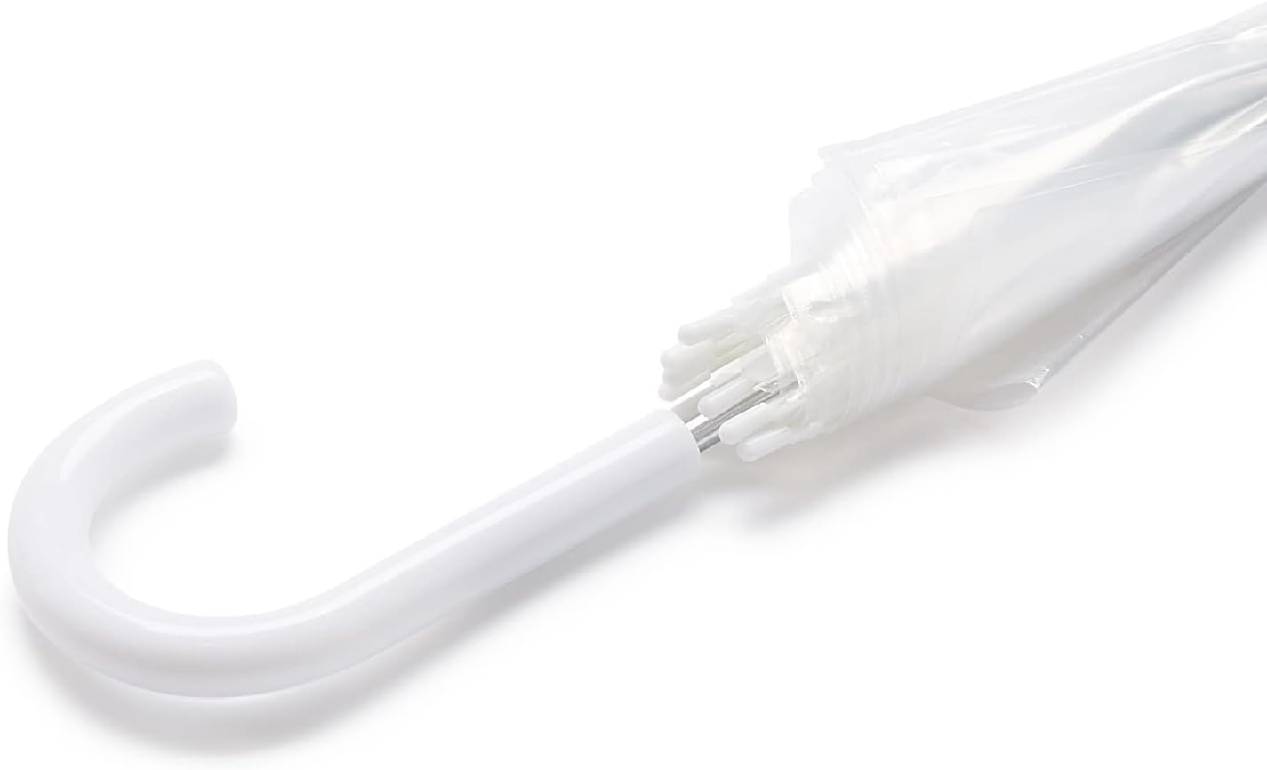 Amazon Basics Clear Round Bubble Umbrella with Wide Coverage