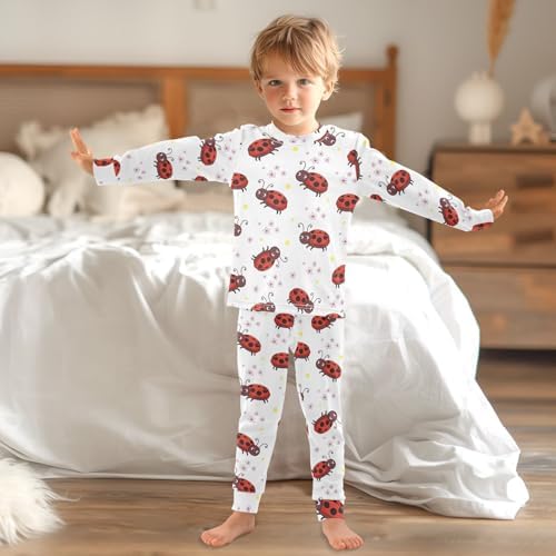 WIFIU Soft Cotton Pajama Set for Kids 18M-8Y