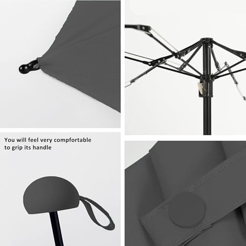 BAODINI Compact UV Folding Umbrella for Travel