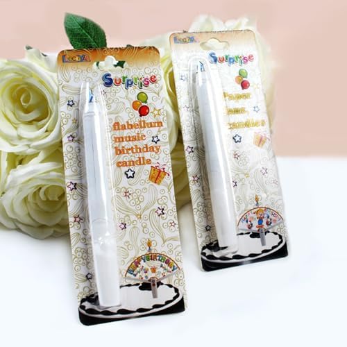 T-shin Surprise Paper Fan Birthday Candle