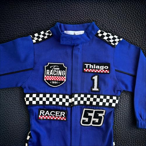 Handmade Race Car Driver Costume for Toddlers - 12-18 Months