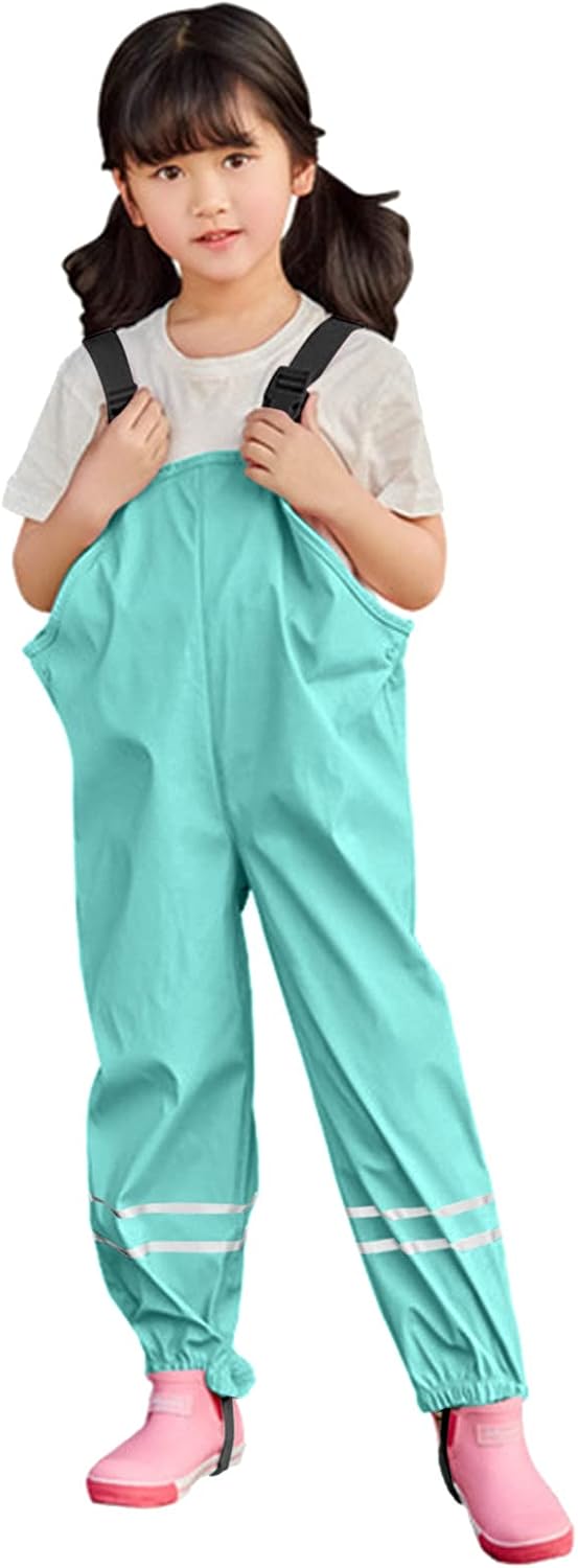 Toddler Waterproof Rain Pants for Boy Girl