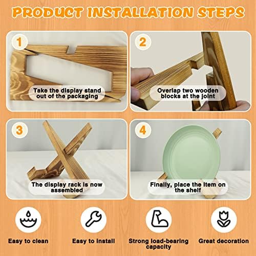 Yitexin 2 Pack 72 Wood Cookbook Stand