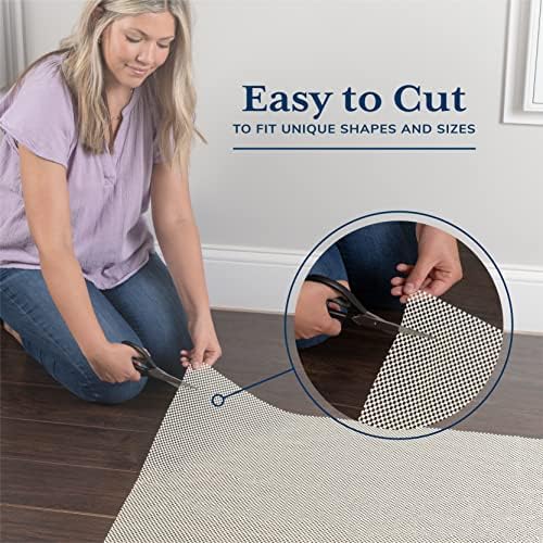 Veken 6x9 Ft Rug Pad Gripper for Hardwood Floors 1