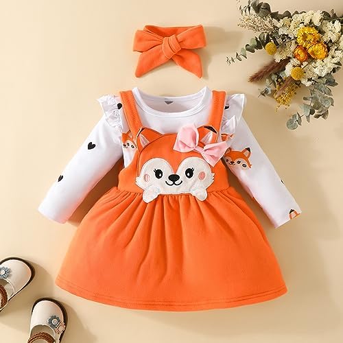 Infant Toddler Fall Outfits for Girls 12-24 Months